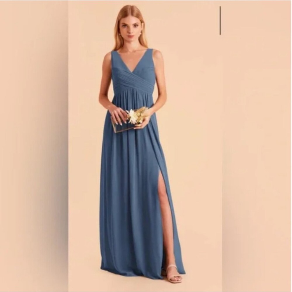NWT Birdy Grey Laurie Empire Dress Twilight Chiffon bridesmaid formal gown M
